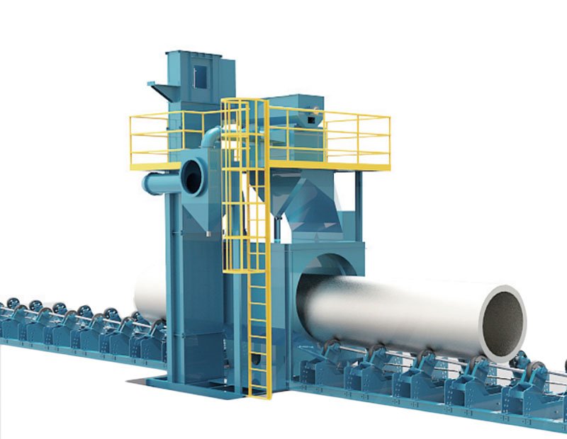 QG系列鋼管外壁拋丸清理機